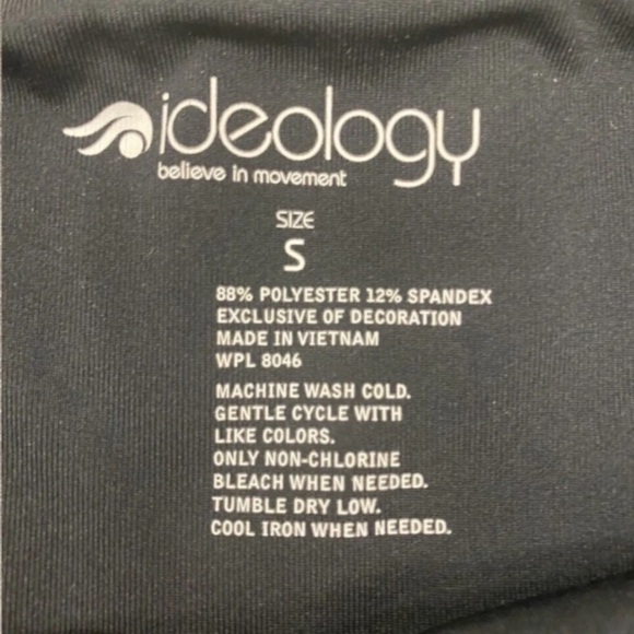 Ideology Workout Pants Athletic Leggings w/ Mesh Mid Rise Grey Women Sz Small. - Picture 12 of 12